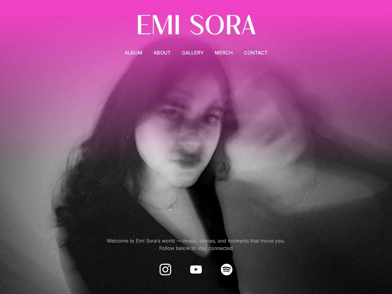 Emisora — Website design and build for a New York music artist
