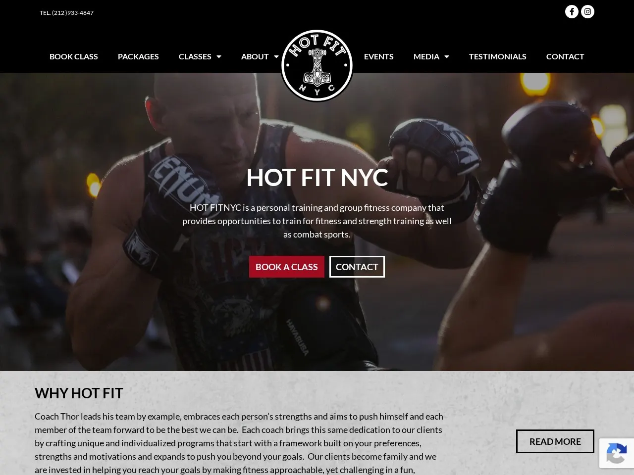 HOT FIT NYC – Personal Training and Fitness live website