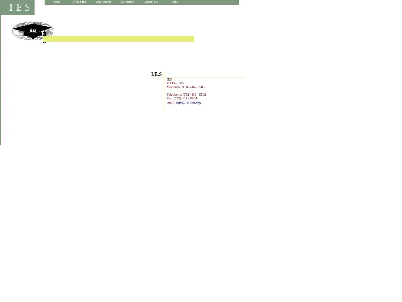 IES — Website redesign and rebuild for an international academic credential-evaluation service