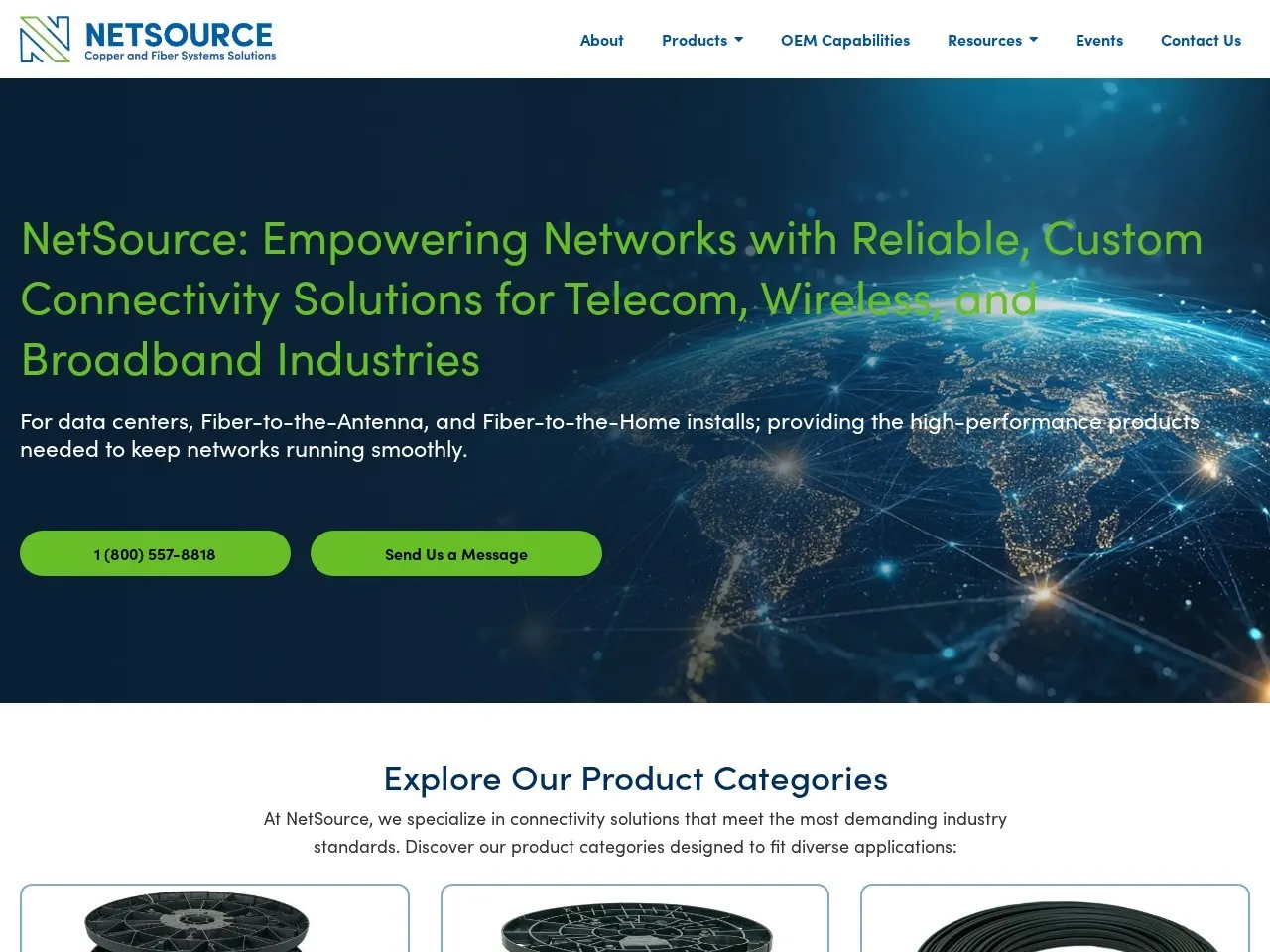 NetSource Inc — Website redesign, SEO, and content for a technology company