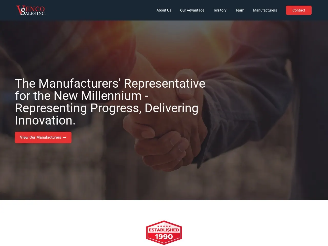 Venco — Custom website design and build for Venco